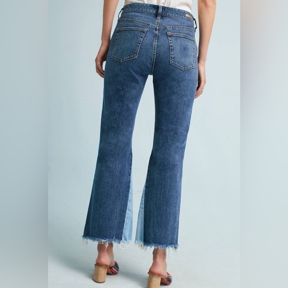 Pilcro Raw Hem High-Rise Flare Jeans - Picture 7 of 7